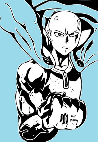 Saitama and his one punch workout